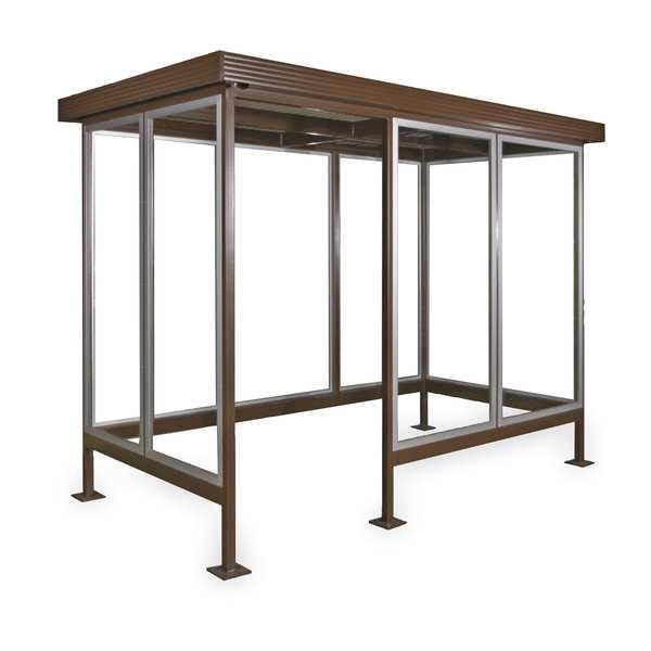 Porta-King Smoking Shelter, H 93 1/2, W 96, D 60 - SMK85 STYLE B