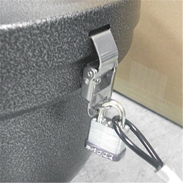 Ex-Cell Kaiser Smokers Oasis Lock Kit- 48in Plastic-Coated Steel Cable with Lock-Key - SRSLCKKIT