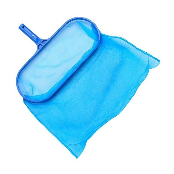 Aquafirst Aqua First NA8003 Deep Pool Bag Rake with Fine Mesh for Cleaning Swimming Pools; Blue & Aluminum - NA8003