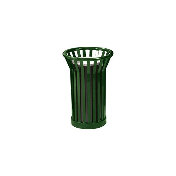 Witt Industries Outdoor slatted metal ash urn - WC2000-GN