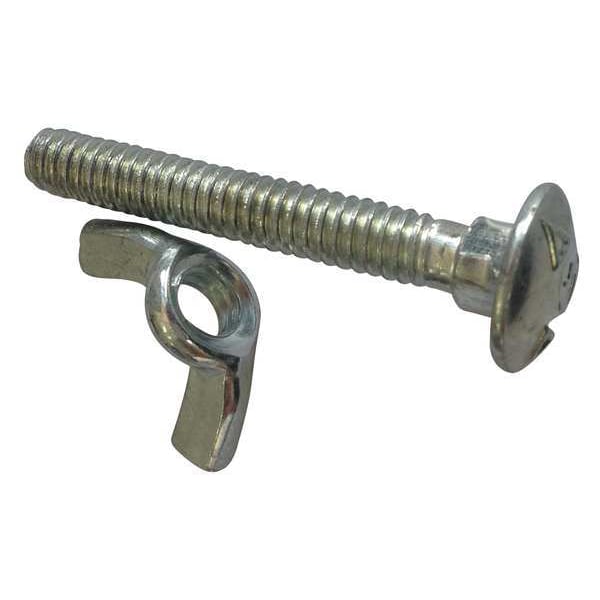 Zoro Select Bolt and Nut Kit, 1/4 to 1-3/4 In, PK20 - TT11C5467BNG