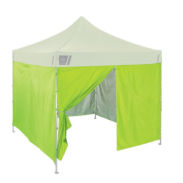 Ergodyne Lime Pop-Up Tent Sidewall Kit - 10ft x 10ft - 6054