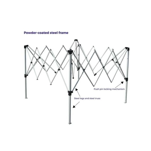 Impact Canopy Slant Leg Canopy, 10 FT x 10 FT  with Carry Bag, Khaki - 040000090