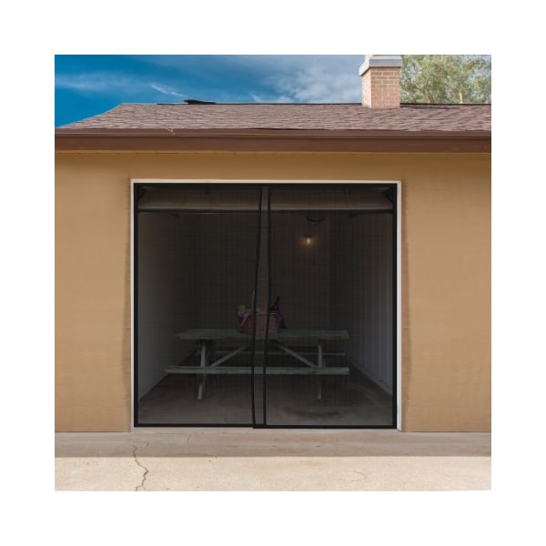 Nature Spring Nature Spring Magnetic Garage Door Screen, 1 Car Stall Mesh Curtain Keeps Mosquitos and Insects Out - 286055TDE