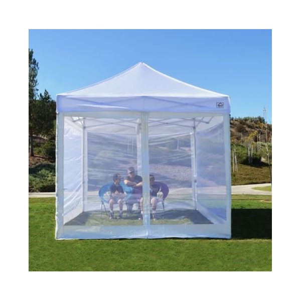 Impact Canopy Breeze Wall Kit - Zippered Mesh Sidewalls for 10 FT x 10 FT  Pop-Up Tent Canopy, White - 033150001