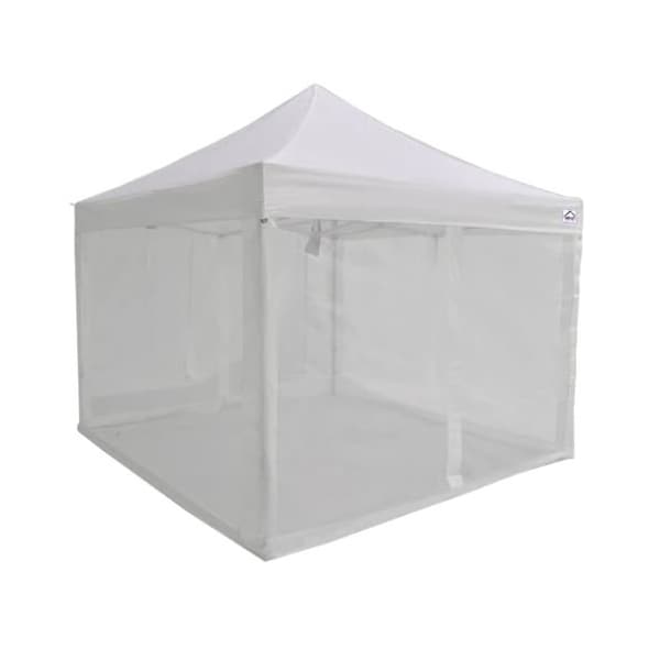 Impact Canopy Breeze Wall Kit - Zippered Mesh Sidewalls for 10 FT x 10 FT  Pop-Up Tent Canopy, White - 033150001