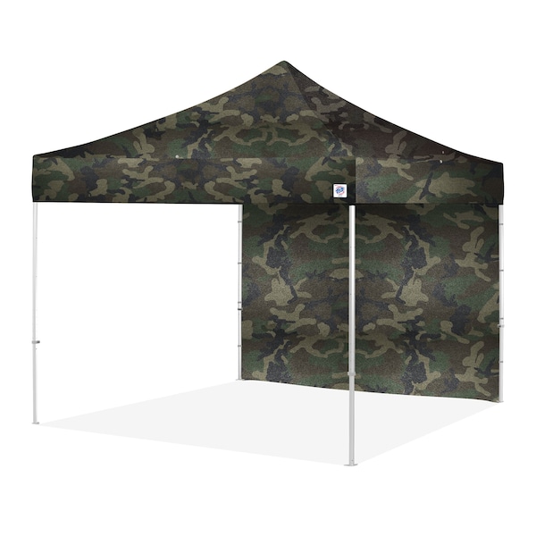 E-Z Up TAA Compliant Sidewall, 13' W x 13' H, Woodland Camo - SWP313WC