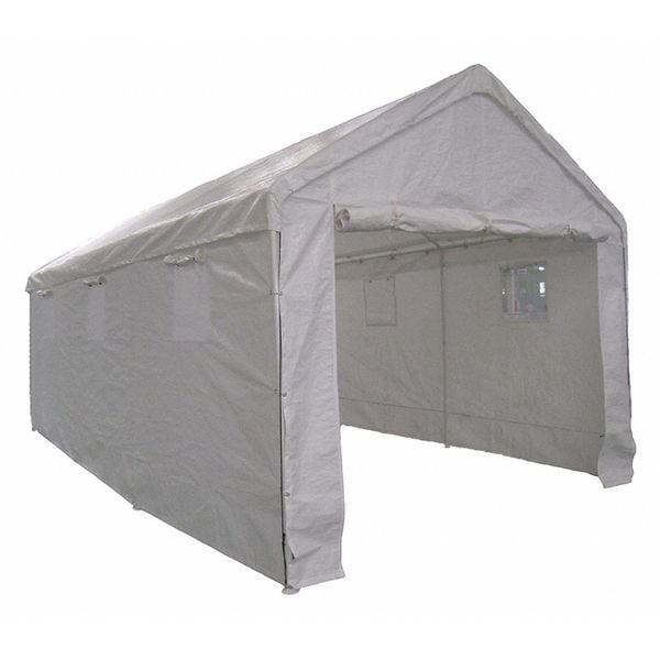 Zoro Select Solid Wall Kit for 10x27 Ft Canopy - 11C549