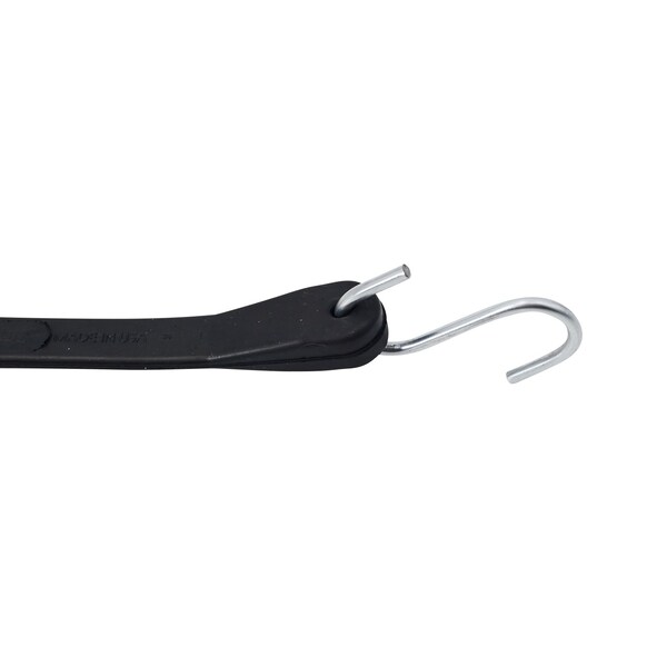 Tarps Now Black Rubber EPDM Tarp Straps - 10" - TA-RTS-10-50