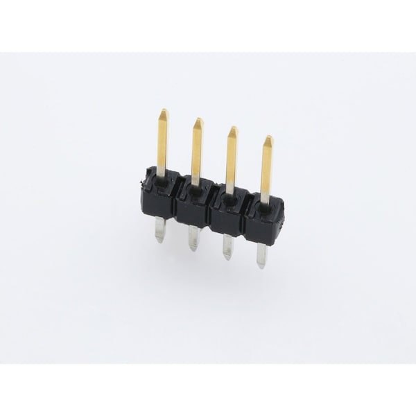 Molex Board Connector, 4 Contact(S), 1 Row(S), Male, Straight, 0.1 Inch Pitch, Solder Terminal, Locking,  - 22284046