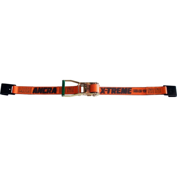 Ancra Mfg Strap Assy, Winch, X-Treme, 2 In. X 27 In. W/ 40891-18 Flat Hooks - 45982-90-27