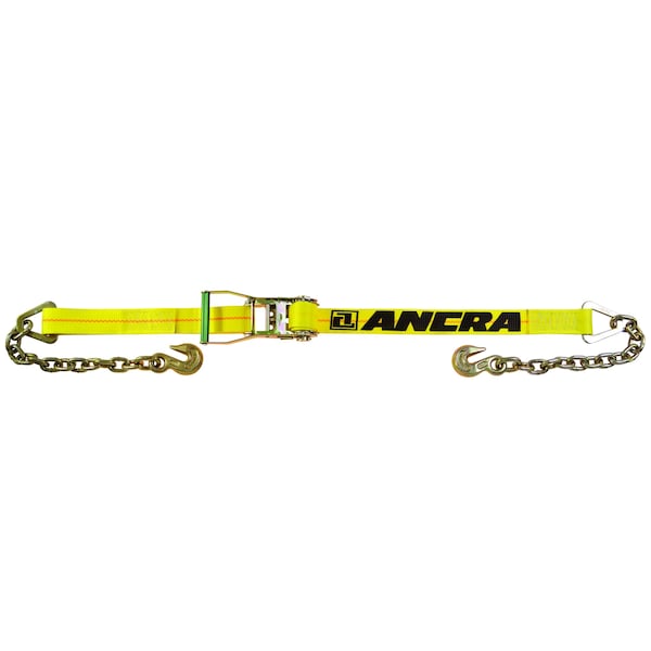 Ancra Mfg Strap Assy, Ratchet Buckle, Cargo, 2-In. X 27-Ft, Fixed End 33-In, Using 41632-46 W/ - 45982-15
