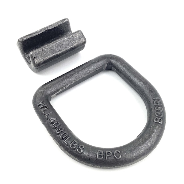 Buyers Products D-RING, 1/2in, 2-1/2x2-3/8 W/WELD ON BRKT - B38WPKGD
