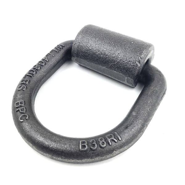 Buyers Products D-RING, 1/2in, 2-1/2x2-3/8 W/WELD ON BRKT - B38WPKGD