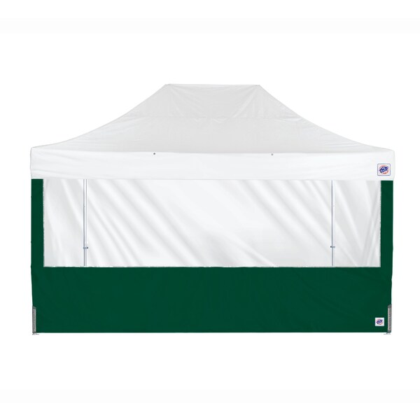 E-Z Up TAA Compliant Panorama Sidewall, 15' W, 15' H, Forest Green - SW3P15FXTFG