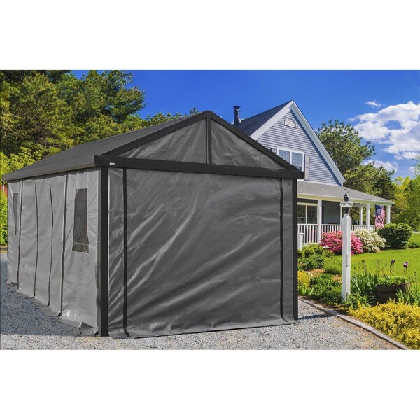 Sojag Samara Enclosure Kit for 12x20 ft Carport- dark grey - 135-9165845