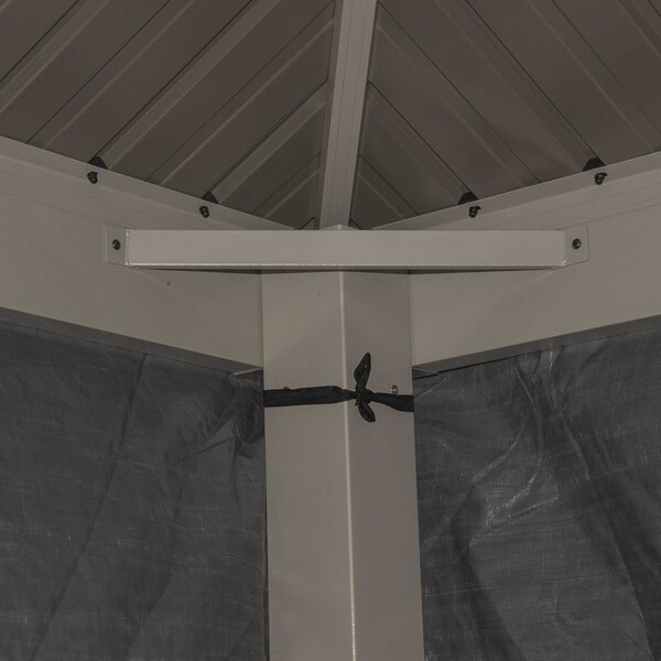 Sojag Grey Universal Winter Cover for Gazebos, 10 ft. x 16 ft., Gazebo Accessories - 135-9167481