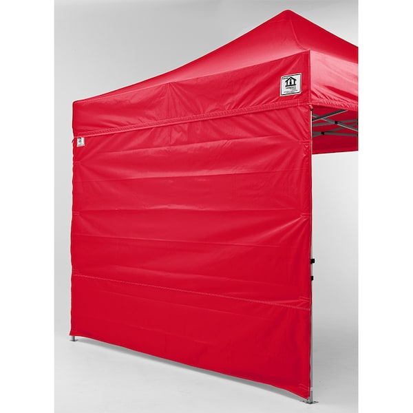 Impact Canopy 10-Foot Canopy Tent Wall Set, 1 Solid Sidewall and 1 Middle Zipper Sidewall Only, Red, PR - 033000004