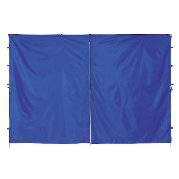 Ergodyne Blue Pop-Up Tent Sidewall Zipper - 10ft x 10ft - 6096