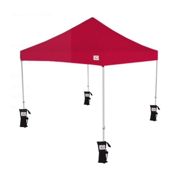 Impact Canopy TL Kit 10 FT x 10 FT  , 210d Top Red , Roller Bag, and 4 Weight Bags - 283020204