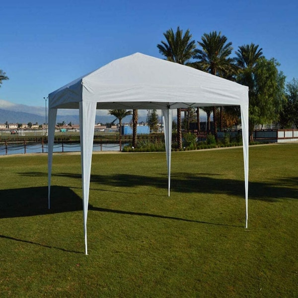 Impact Canopy 10 FT x 10 FT  O FT Reilly Skirt Leg Canopy, with Carry Bag, White - 040110001