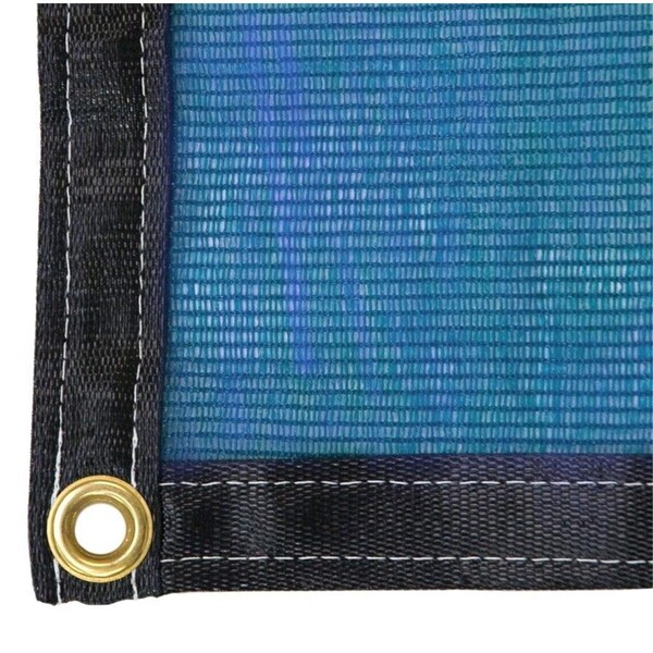 Riverstone Industries 12 x 60 ft. 3 Season Knitted Shade Cloth, Blue - 50 Percentage Shade Protection - B-SC1260-50