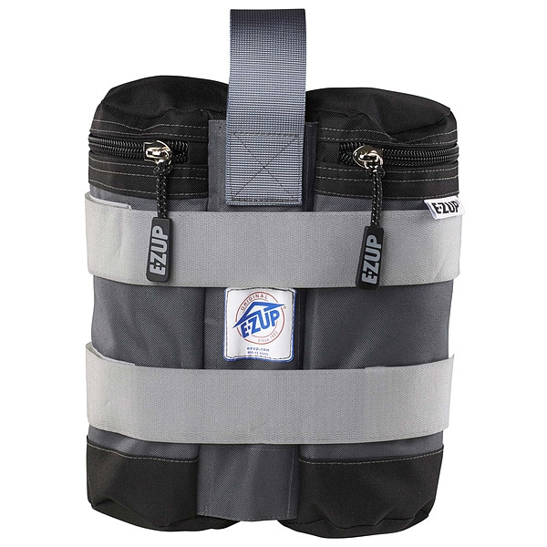 E-Z Up Recreational Weight Bag, Gray, 11 in H - WB3SGBK4