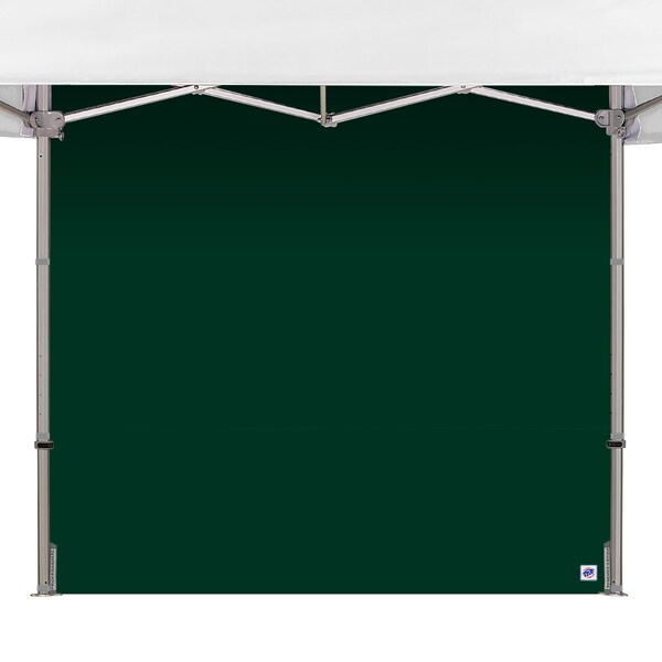 E-Z Up TAA Compliant HUB Sidewall, 8' W x 15' H, Forest Green - SWHB3FXT15FG