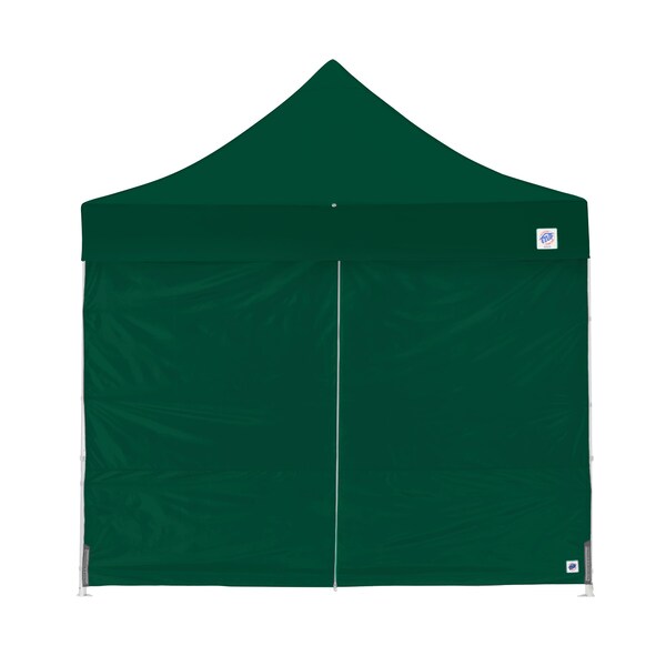 E-Z Up TAA Compliant Mid-Zip Sidewall, 10' W x 10' H, Forest Green - SWP3M10MCFG