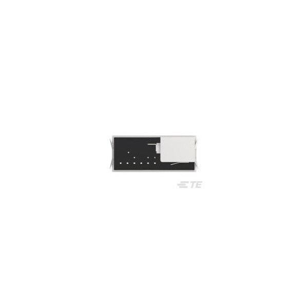 Te Connectivity Mains Power Connector, 115/230Vac, Male, Solder Terminal - 6609125-1