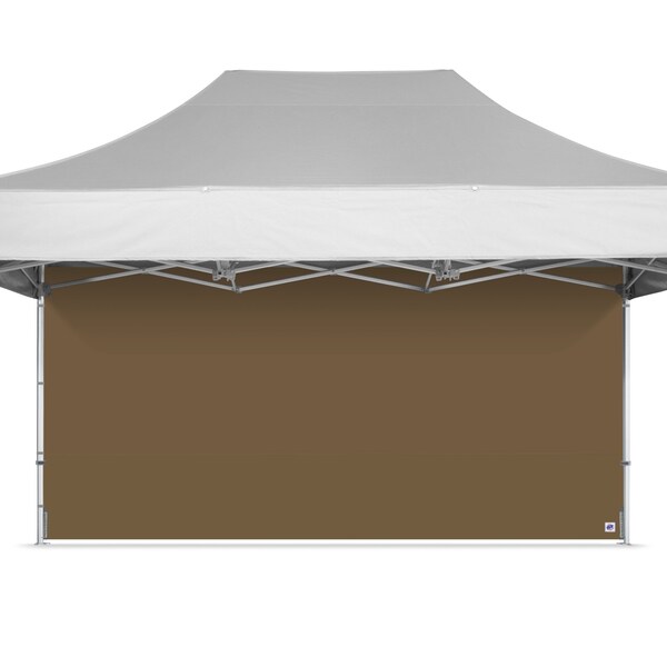 E-Z Up TAA Compliant Sidewall, 15' W x 15' H, Coyote Brown - SWP3FXT15CB