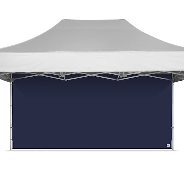 E-Z Up TAA Compliant Endeavor Sidewall, 15' W x 15' H, Navy Blue - SWEND3FXT15NB