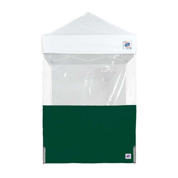 E-Z Up TAA Compliant Panorama Sidewall, 5' W, 5' H, Forest Green - SW3P5TCFG