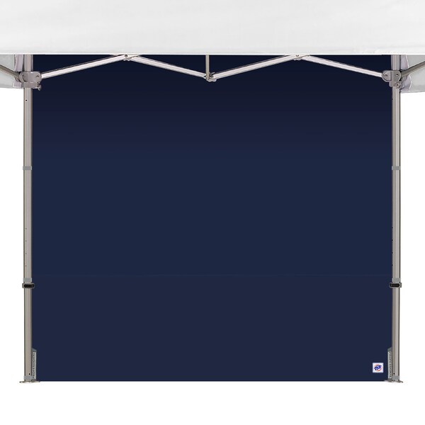 E-Z Up TAA Compliant HUB Sidewall, 8' W x 15' H, Navy Blue - SWHB3FXT15NB