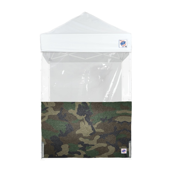 E-Z Up TAA Compliant Panorama Sidewall, 5' W, 5' H, Woodland Camo - SW3P5TCWC