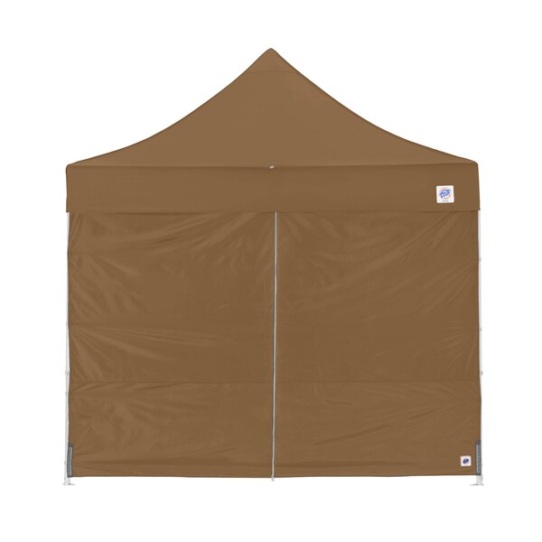 E-Z Up TAA Compliant Mid-Zip Sidewall, 10' W x 10' H, Coyote Brown - SWP3M10MCCB