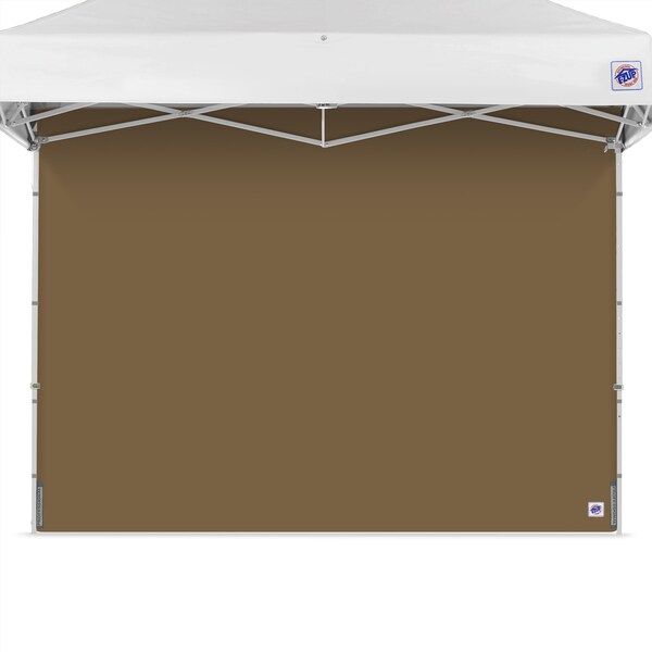 E-Z Up TAA Compliant Sidewall, 8' W x 8' H, Coyote Brown - SWP3FXT8CB