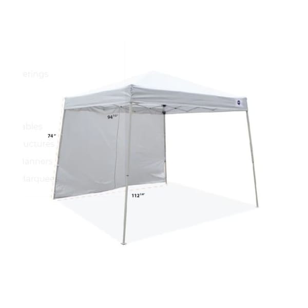 Impact Canopy O FT Reilly 8 FT x 8 FT /10 FT x 10 FT  Canopy Kit, White with 120D wall White - 283010001