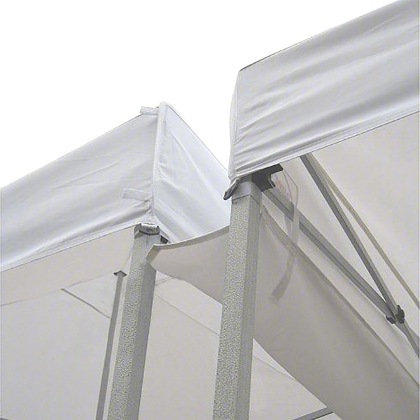 King Canopy 10ft Rain Gutter Connection for Instant Pop-up Tent, Canopy W/ 10 Ball Bungees, White - RG10