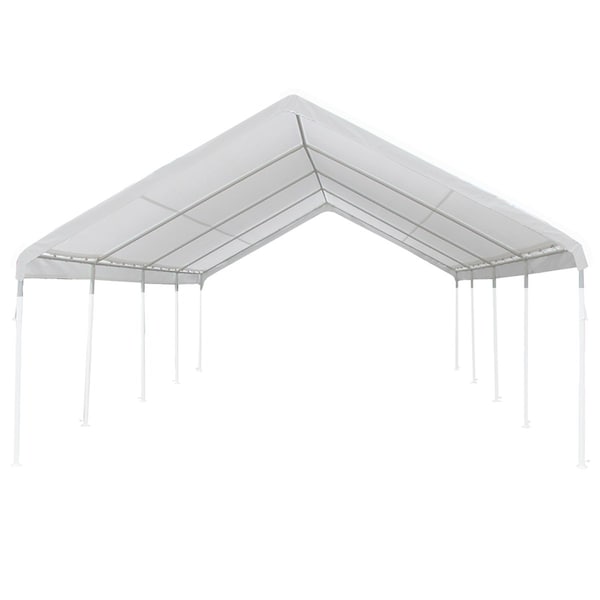 King Canopy Replacement Drawstring Cover 18ftx27ft, fits 17ft 9in by 27ft A-Frame, White - TDS1827-5