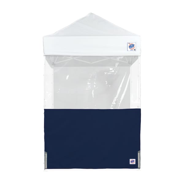 E-Z Up TAA Compliant Panorama Sidewall, 5' W, 5' H, Navy Blue - SW3P5TCNB