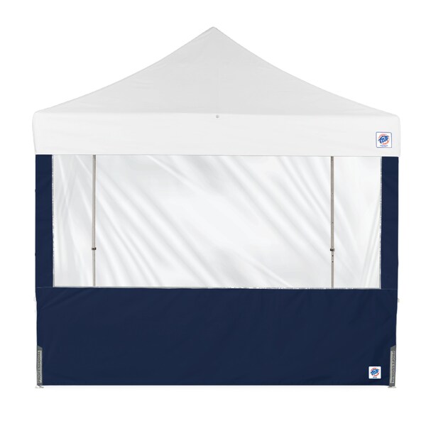 E-Z Up TAA Compliant Panorama Sidewall, 8' W, 8' H, Navy Blue - SW3P8FXTNB