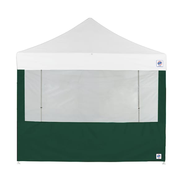 E-Z Up TAA Compliant Food Booth Sidewall, 13' W x 13' H, Forest Green - SW3FB13TCFG