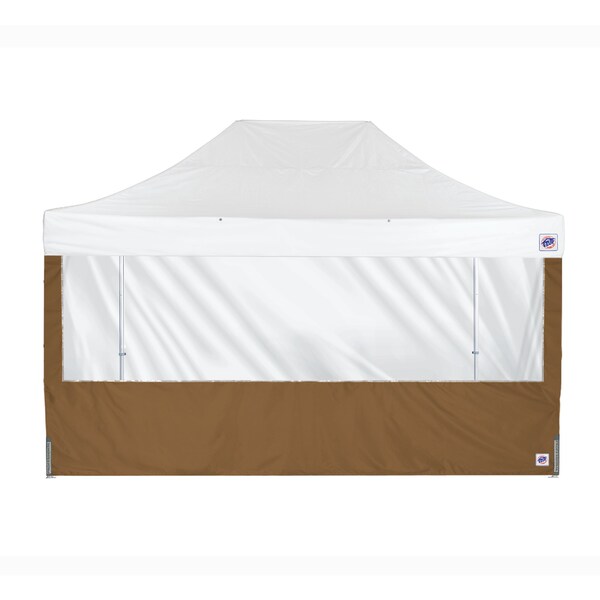 E-Z Up TAA Compliant Panorama Sidewall, 15' W, 15' H, Coyote Brown - SW3P15FXTCB