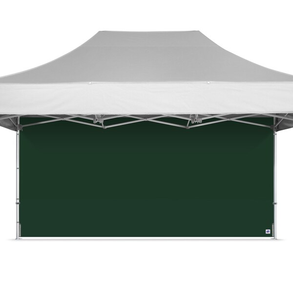 E-Z Up TAA Compliant Sidewall, 15' W x 15' H, Forest Green - SWP3FXT15FG