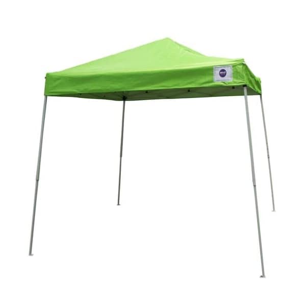 Impact Canopy Slant Leg Canopy, 10 FT x 10 FT  with Carry Bag, Lime Green - 040000017
