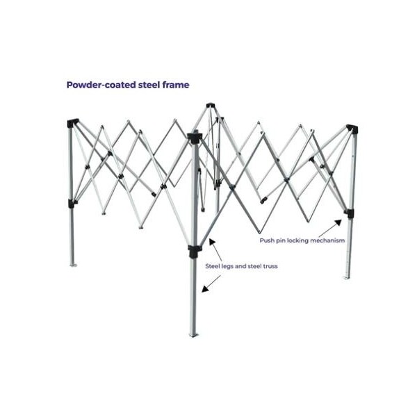 Impact Canopy Slant Leg Canopy, 10 FT x 10 FT  with Carry Bag, Lime Green - 040000017