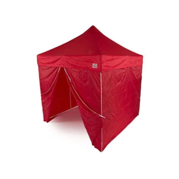 Impact Canopy TL Kit 10 FT x 10 FT  with 210d Top , Roller Bag and 4 pc 190T Walls, Red - 283020004