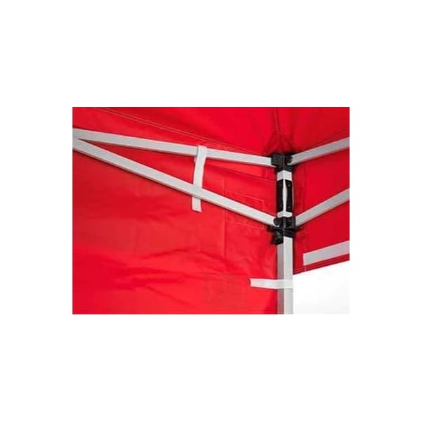 Impact Canopy TL Kit 10 FT x 10 FT  with 210d Top , Roller Bag and 4 pc 190T Walls, Red - 283020004