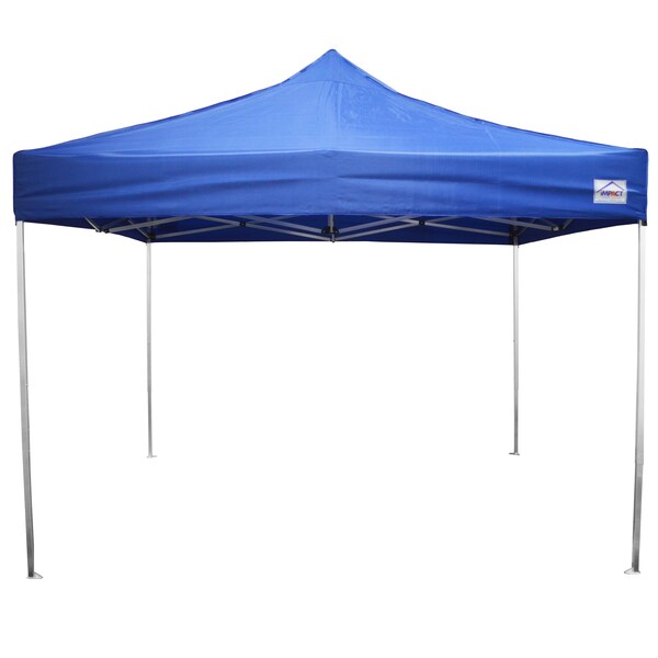 Impact Canopy ULA Kit 10 FT x 10 FT   Ultra Light Aluminum Canopy with Roller Bag, Blue - 040030003